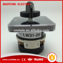 LW31-20 series 440V 20A waterproof rotary selector cam switch use for eletric motors